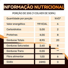 Pasta de Amendoim Sabor Leitinho com Whey Protein La Ganexa 450g