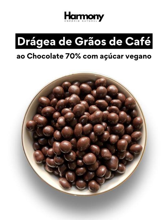 Drágea de Café ao Chocolate 70% cacau (Vegano)