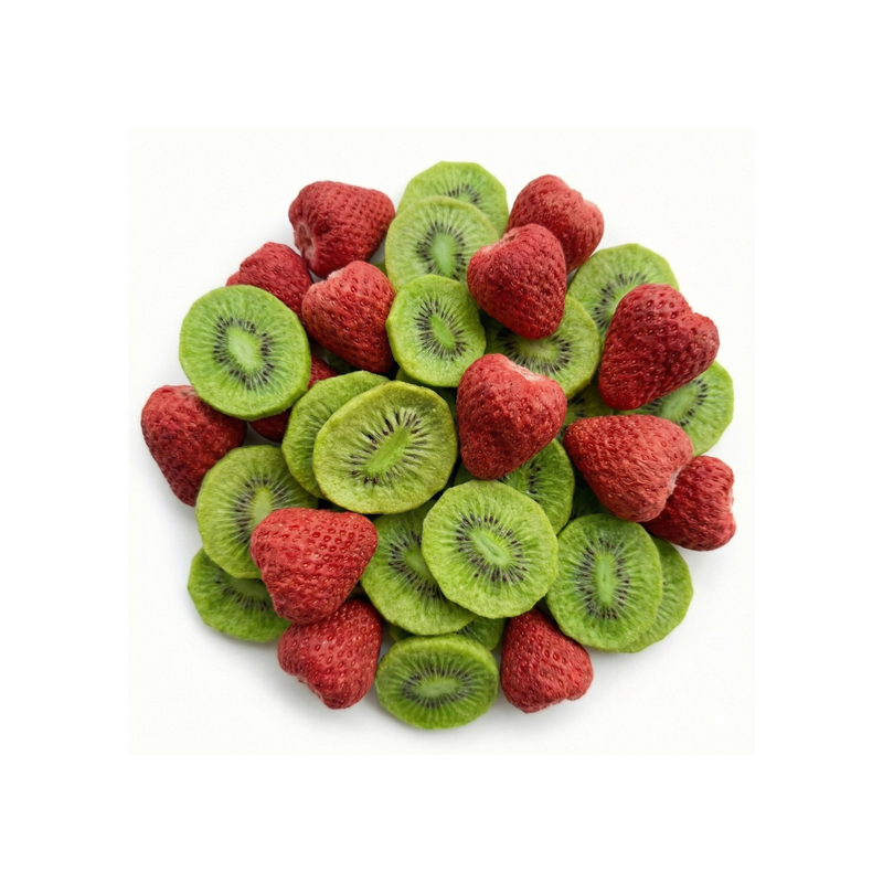 Kiwi e Morango Chips Liofilizado (Freeze Dried)