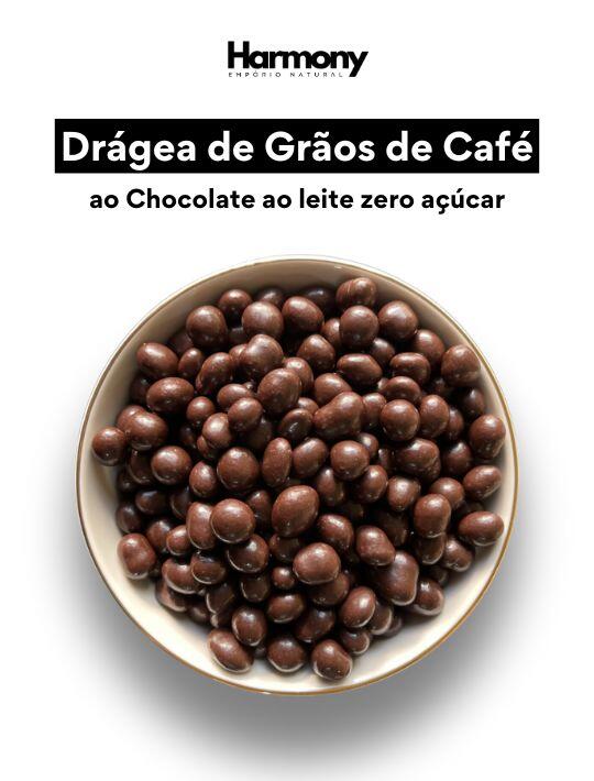Drágea de Café ao Chocolate ao Leite (Zero Açúcar)