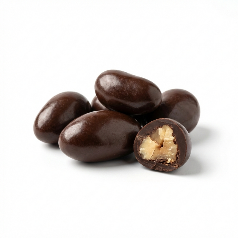 Drágea de Castanha do Pará ao Chocolate 70% Cacau (Vegano)