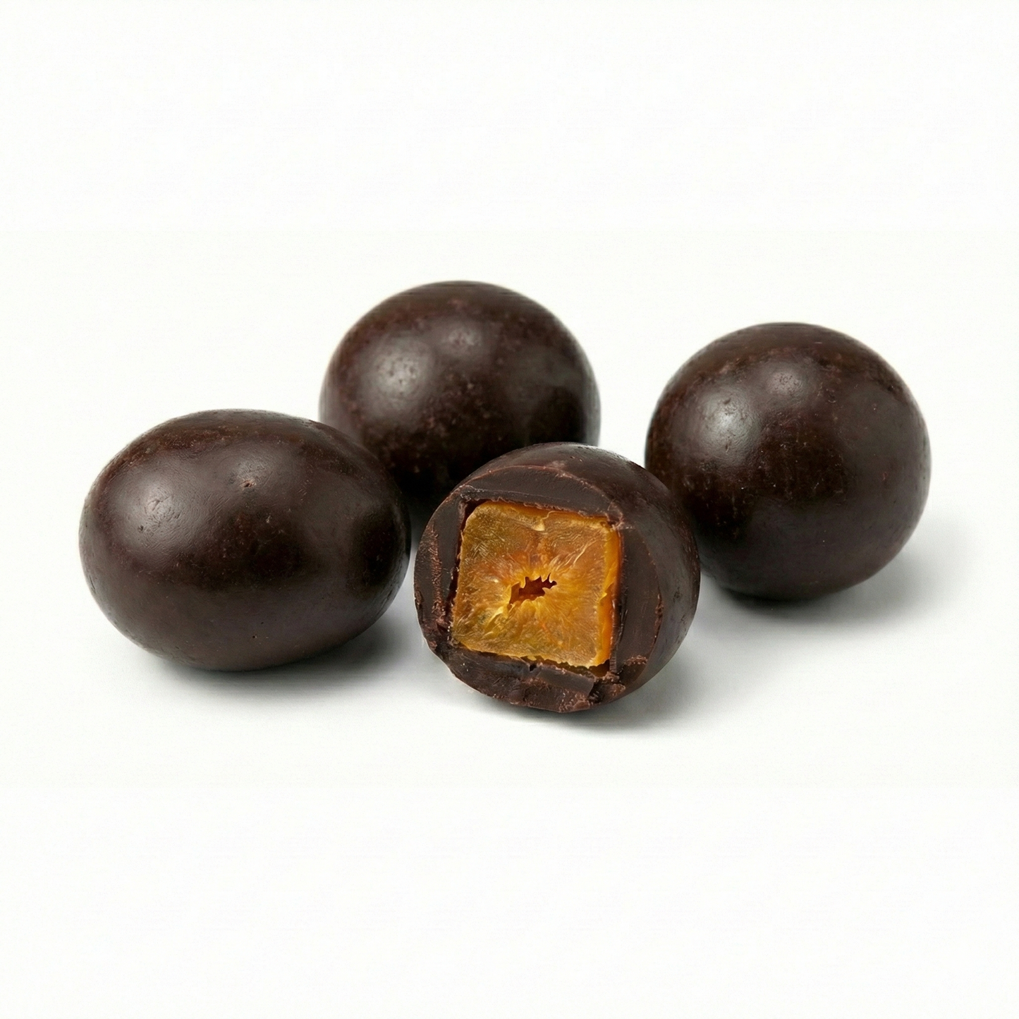 Drágea de Damasco ao Chocolate 70% Cacau (vegano)