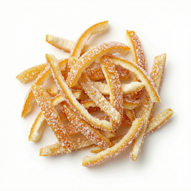 Laranja Cristalizada em Tiras