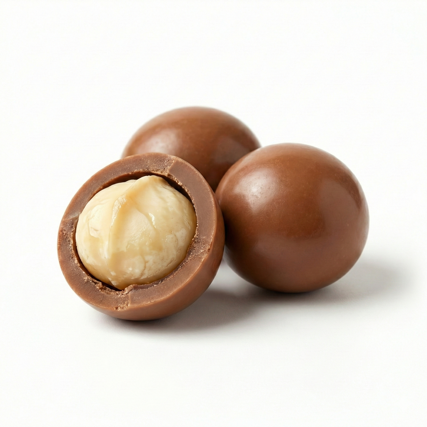 Drágea de Macadâmia ao Chocolate ao Leite (Zero Açúcar)