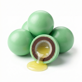 Drágea de Licor Limoncello ao Chocolate Branco