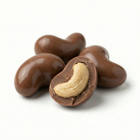 Drágea de Castanha de Caju ao Chocolate ao Leite (Zero Açúcar)