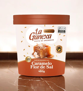 Pasta de Amendoim com Caramelo e Flor de Sal La Ganexa 450g