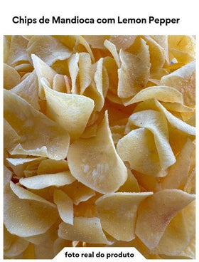 Chips de Mandioca com Lemon Pepper