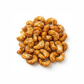 Castanha de Caju Caramelizada com Gergelim