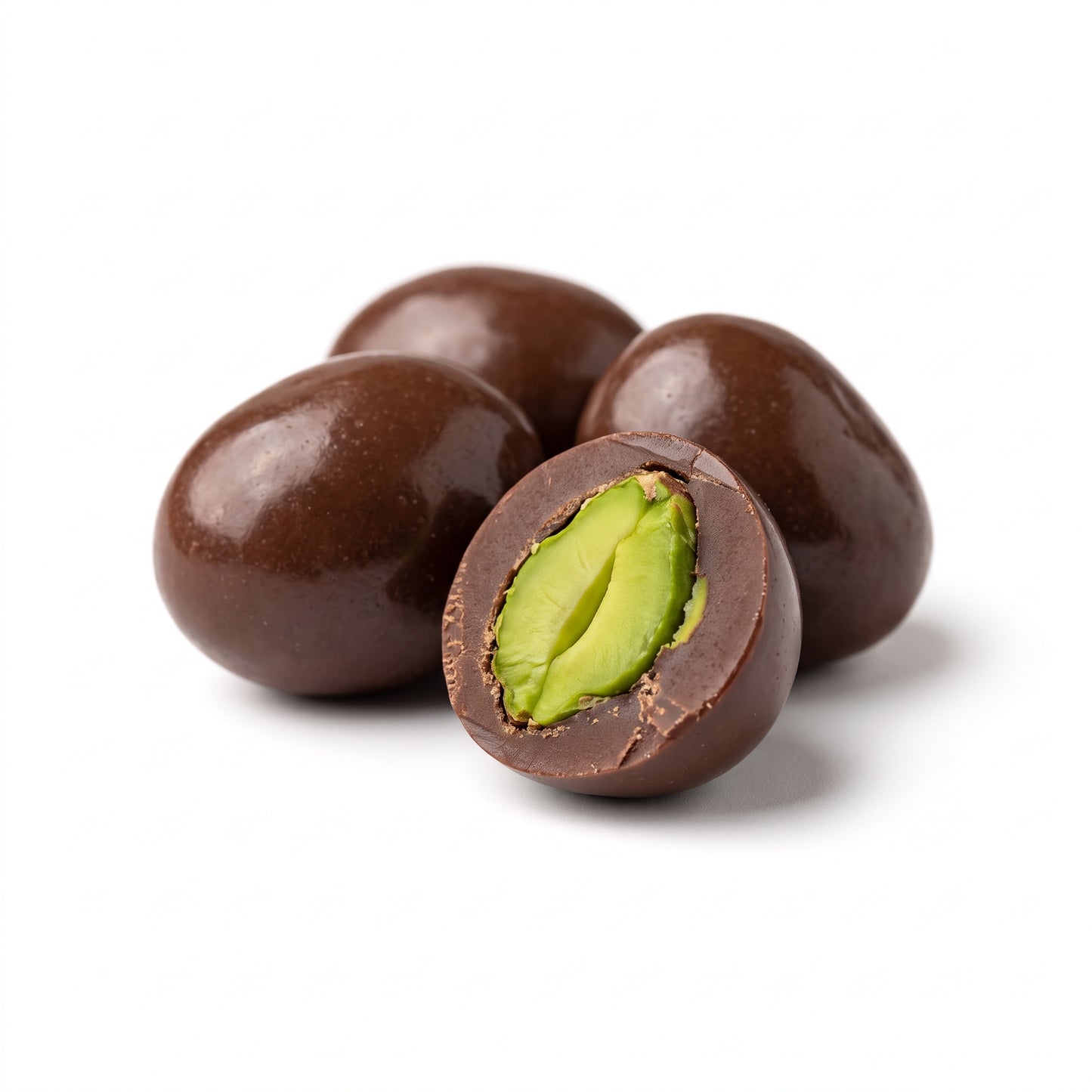 Drágea de Pistache ao Chocolate ao Leite (Zero Açúcar)