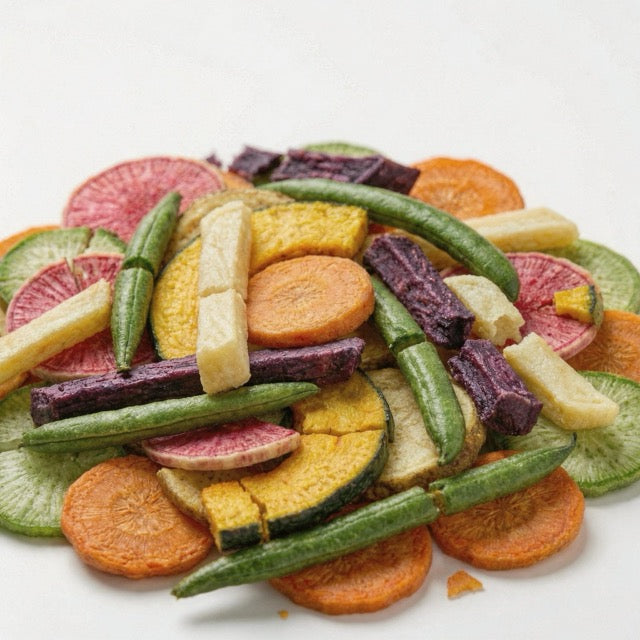 Mix de Vegetais Chips Liofilizados (Freeze Dried)