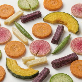 Mix de Vegetais Chips Liofilizados (Freeze Dried)
