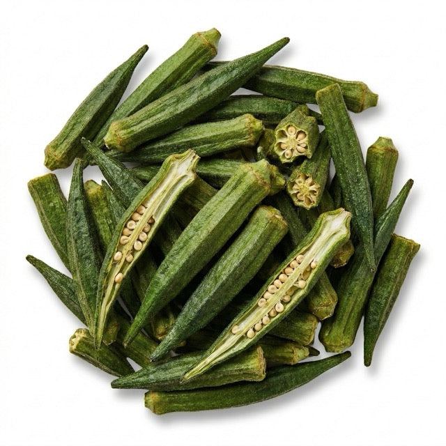 Chips de Quiabo Desidratado (Freeze Dried)